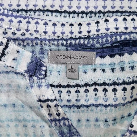 Ocean + Coast Beautiful Sheer Blouse - Picture 7 of 8